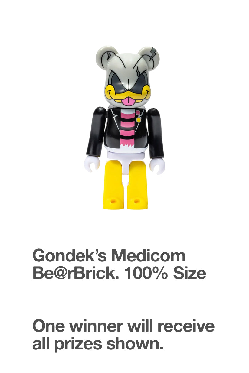 Raffle - Bat, Book, Be@rbrick