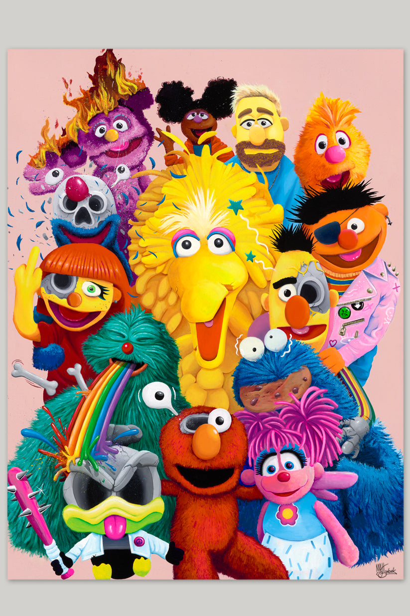 Print - Deconstructed Sesame Street – BlackBook Online