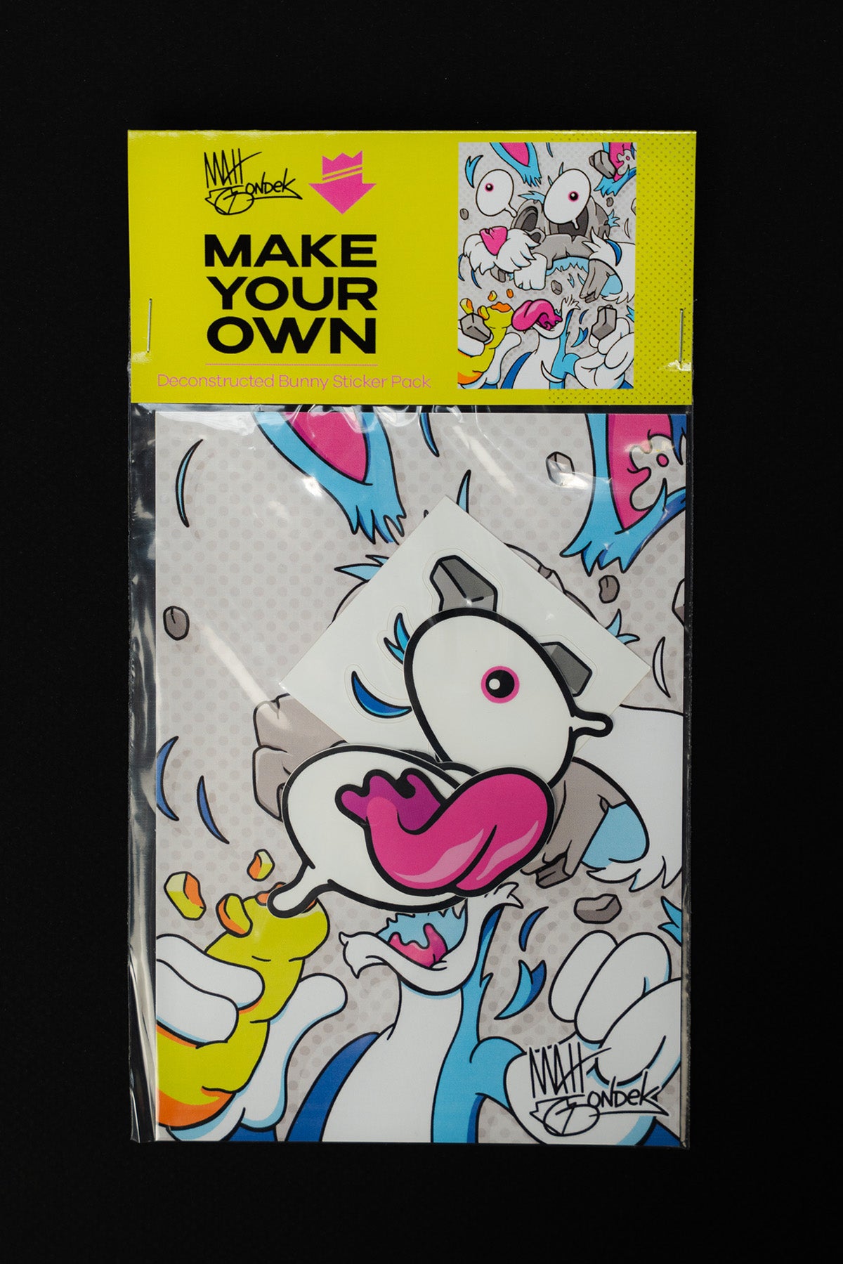 Sticker Pack - Make Your Own - Deconstructed Bunny