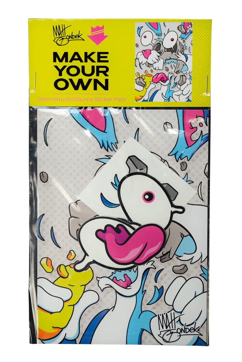 Sticker Pack - Make Your Own - Deconstructed Bunny