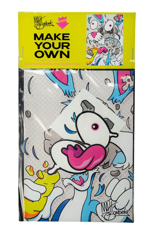 Sticker Pack - Make Your Own - Deconstructed Bunny