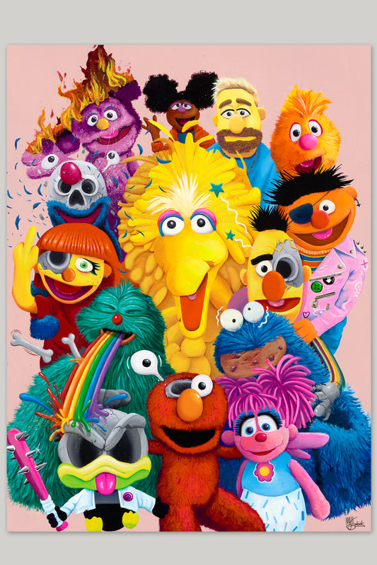 Print - Deconstructed Sesame Street