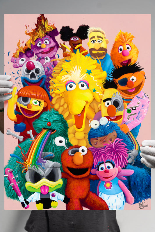 Print - Deconstructed Sesame Street